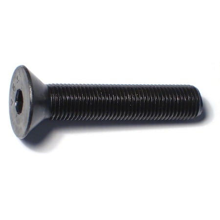 Midwest Fastener 3/8"-24 Socket Head Cap Screw, Flat, Plain Steel, 2 in Length, 3 PK 79556